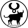 Le tampon encreur motif 7805 - Signes du zodiaque
