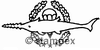 Le tampon encreur motif 6571 - Logos de Fédérations